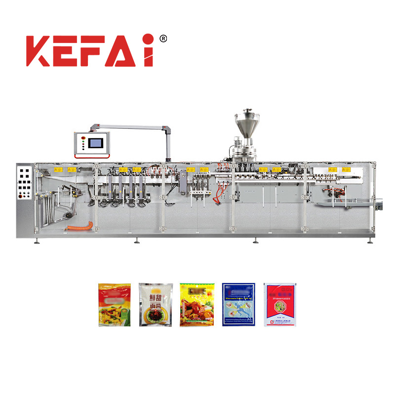 KEFAI Granule HFFS Flat Side Seal Bag ម៉ាស៊ីនវេចខ្ចប់